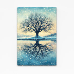 Vertical Tree Of Life Canvas Wall Art