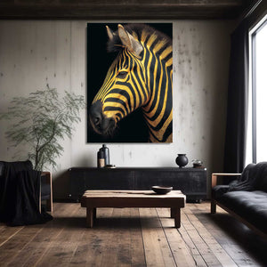 Vertical Zebra Artwork