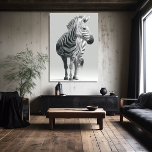 Vertical Zebra Wall Art