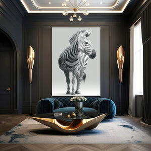 Vertical Zebra Wall Art