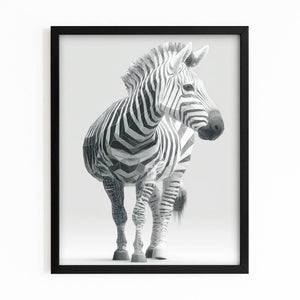 Vertical Zebra Wall Art