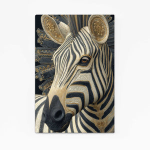 Vertical Zebra Wall Decor