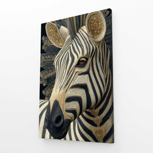 Vertical Zebra Wall Decor