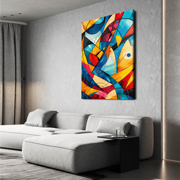 Vibrant Abstract Mexican Wall Art | MusaArtGallery™