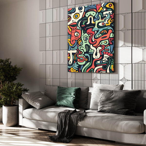 Vibrant Abstract Mexican Wall Art | MusaArtGallery™