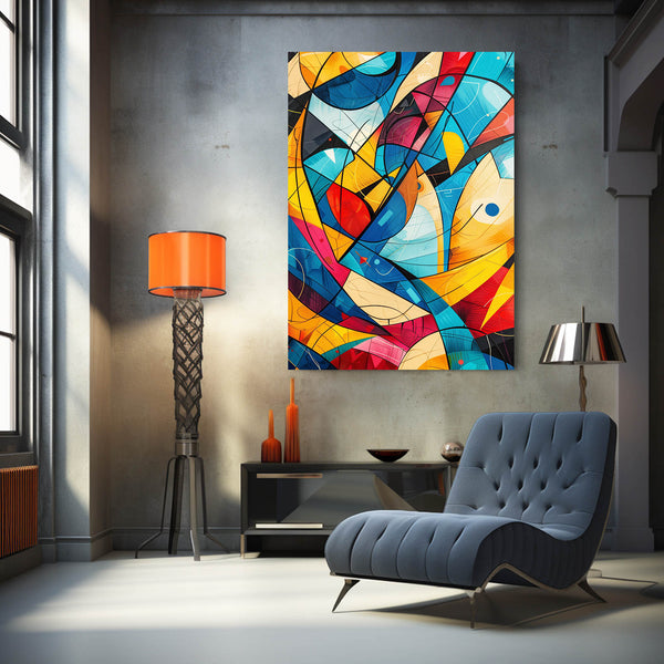 Vibrant Abstract Mexican Wall Art | MusaArtGallery™