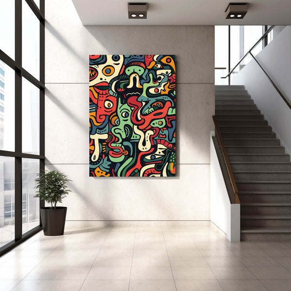 Vibrant Abstract Mexican Wall Art | MusaArtGallery™