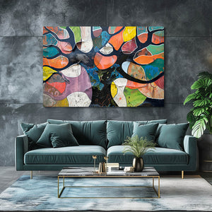 Vibrant Abstract Tree Art | MusaArtGallery™