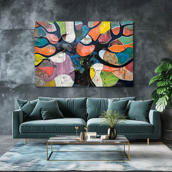 Vibrant Abstract Tree Art | MusaArtGallery™