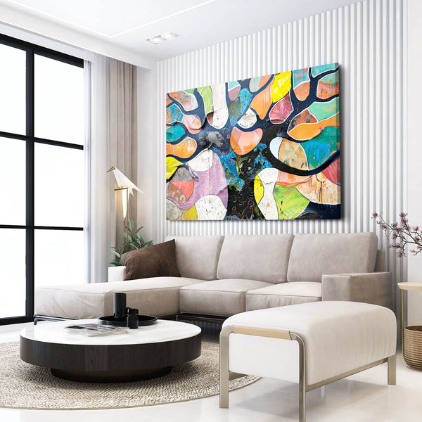 Vibrant Abstract Tree Art | MusaArtGallery™