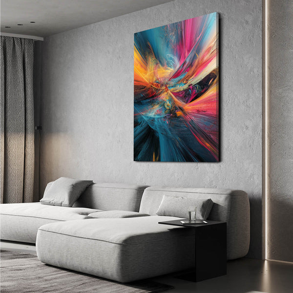 Vibrant Burst Abstract Art | MusaArtGallery™