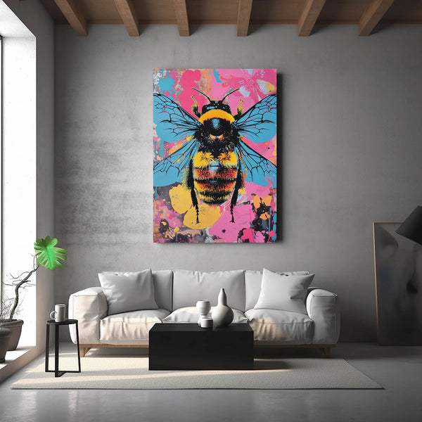 Vibrant Buzz Bee Art | MusaArtGallery™