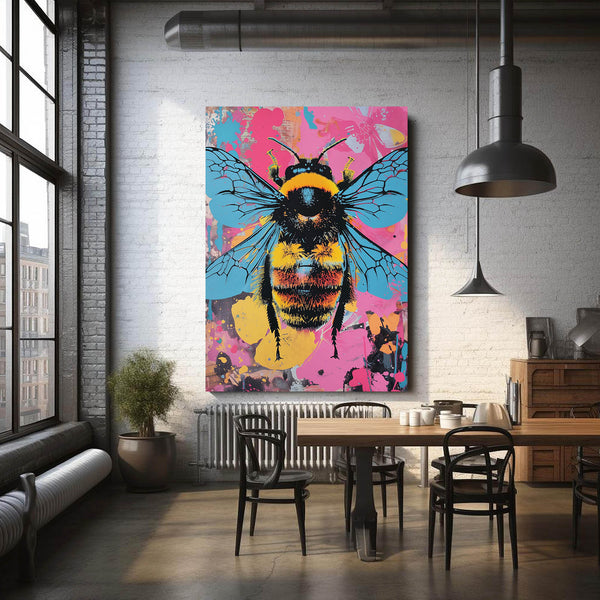 Vibrant Buzz Bee Art | MusaArtGallery™