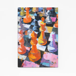 Vibrant Chess Game Art