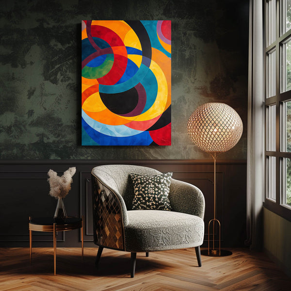 Vibrant Circles Mexican Wall Art | MusaArtGallery™