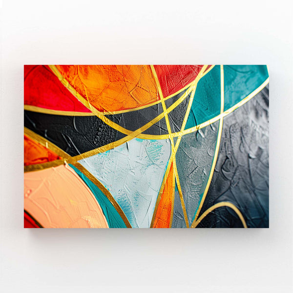 Vibrant Curves Abstract Art | MusaArtGallery™