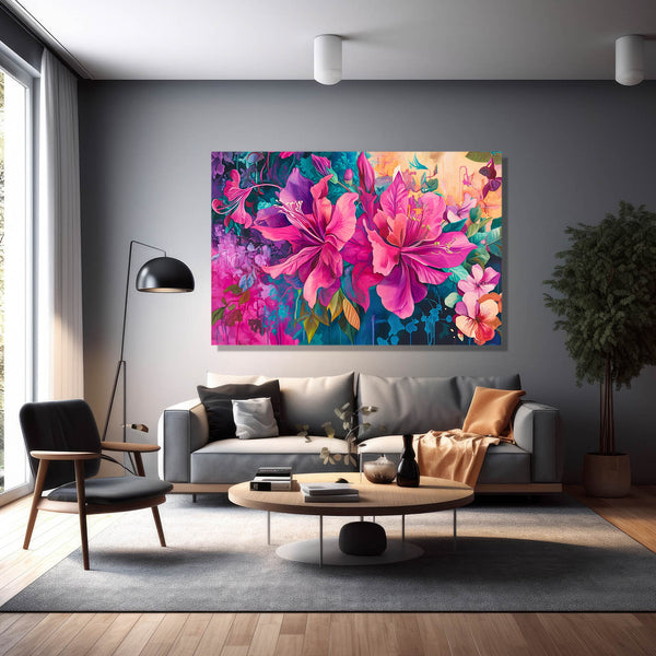 Vibrant Floral Harmony Flower Art | MusaArtGallery™