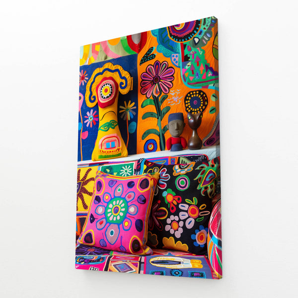 Vibrant Folk Mexican Wall Art | MusaArtGallery™