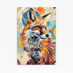 Vibrant Fox Canvas | MusaArtGallery™