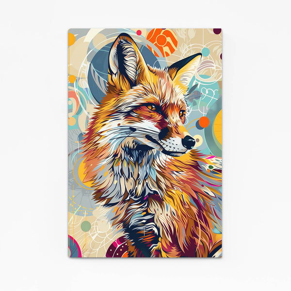 Vibrant Fox Canvas | MusaArtGallery™