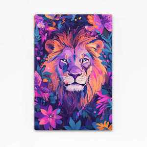 Vibrant Jungle Lion Wall Art | MusaArtGallery™