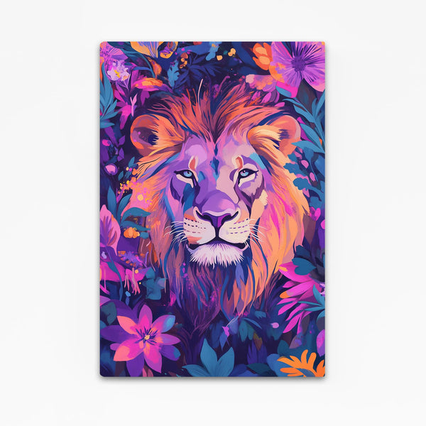 Vibrant Jungle Lion Wall Art | MusaArtGallery™