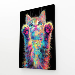 Vibrant Kitten Cat Art | MusaArtGallery™