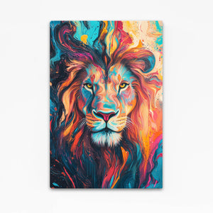 Vibrant Lion Wall Art | MusaArtGallery™