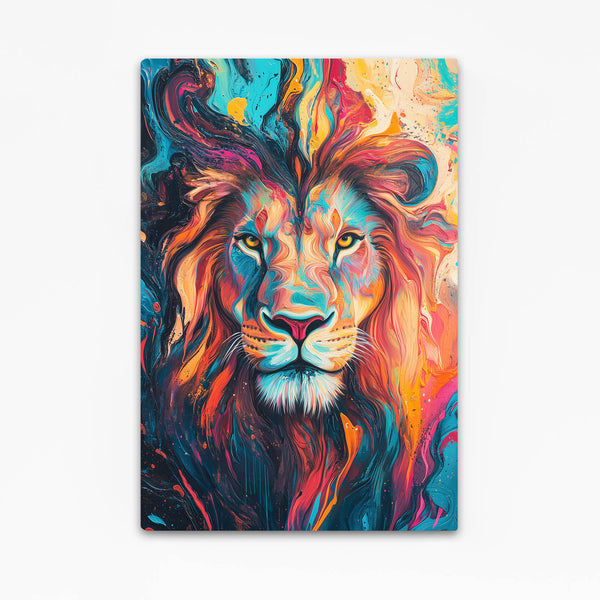 Vibrant Lion Wall Art | MusaArtGallery™