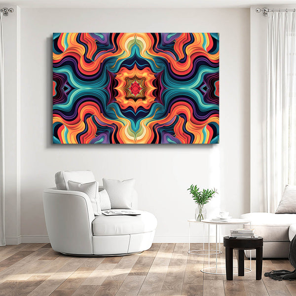 Vibrant Mandala Mexican Wall Art | MusaArtGallery™