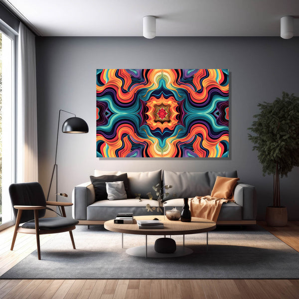 Vibrant Mandala Mexican Wall Art | MusaArtGallery™