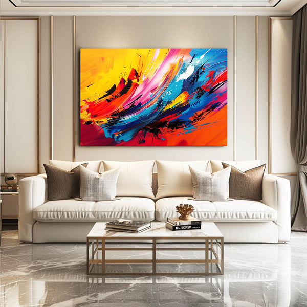 Vibrant Motion Abstract Art | MusaArtGallery™