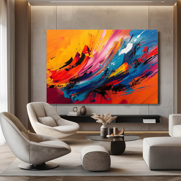 Vibrant Motion Abstract Art | MusaArtGallery™