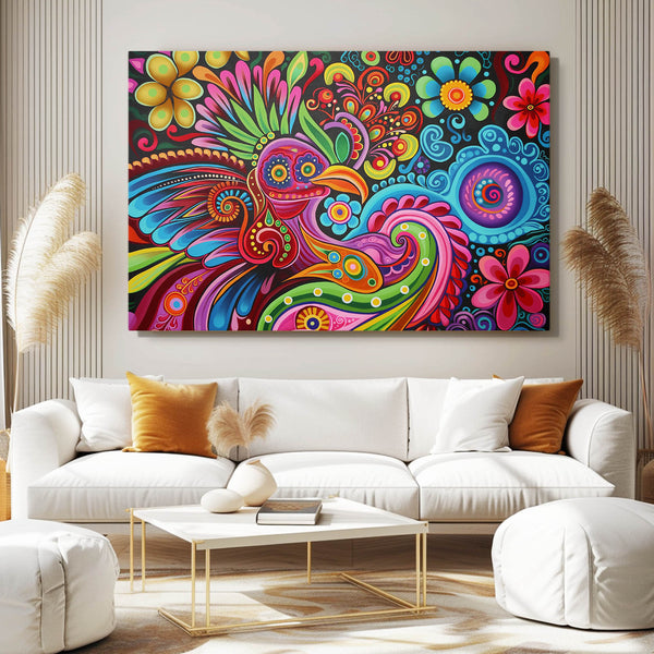 Vibrant Paradise Mexican Wall Art | MusaArtGallery™