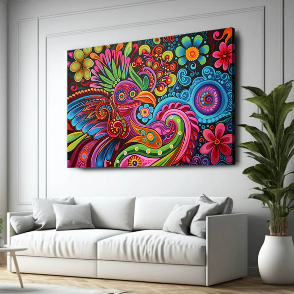 Vibrant Paradise Mexican Wall Art | MusaArtGallery™