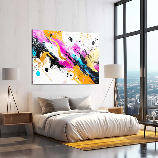 Vibrant Splash Abstract Art | MusaArtGallery™