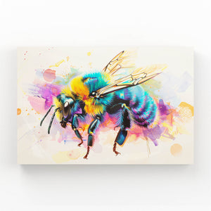 Vibrant Splash Bee Art | MusaArtGallery™