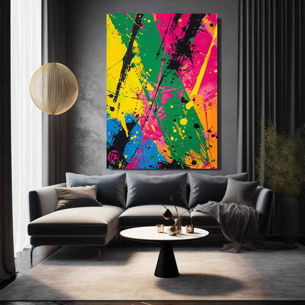 Vibrant Splatter Mexican Wall Art | MusaArtGallery™