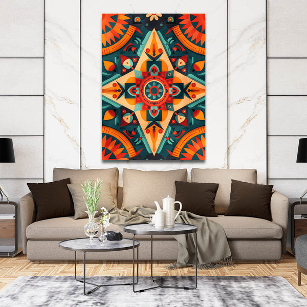 Vibrant Star Mexican Wall Art | MusaArtGallery™