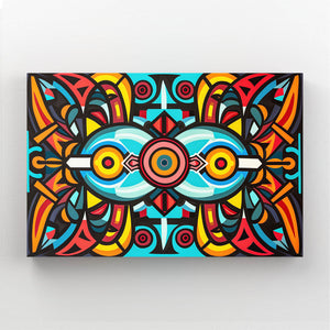 Vibrant Symmetry Mexican Wall Art | MusaArtGallery™