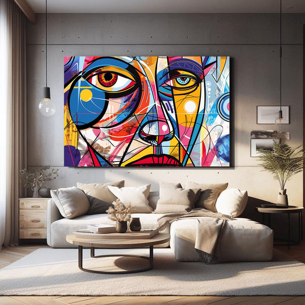 Vibrant Vision Geometric Art | MusaArtGallery™