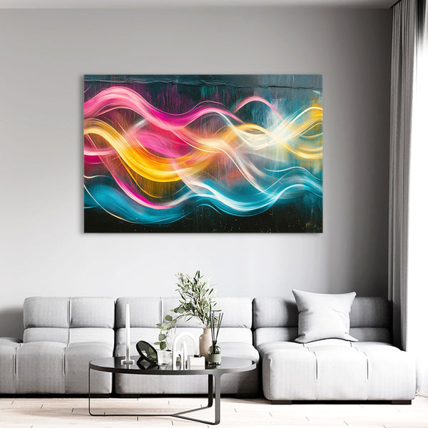 Vibrant Waves Abstract Art | MusaArtGallery™