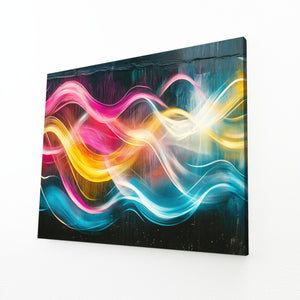 Vibrant Waves Abstract Art | MusaArtGallery™