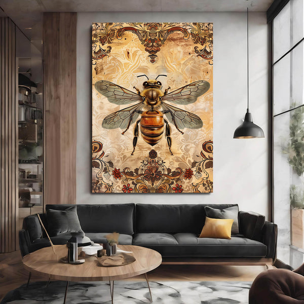 Vintage Bee Art | MusaArtGallery™