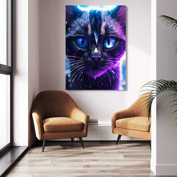 Purple Cat Art | MusaArtGallery™