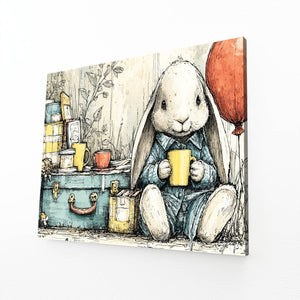 Vintage Bunny Print