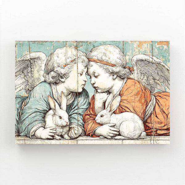 Vintage Bunny Wall Art