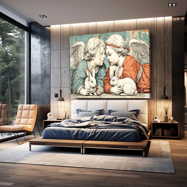 Vintage Bunny Wall Art