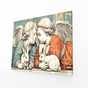 Vintage Bunny Wall Art