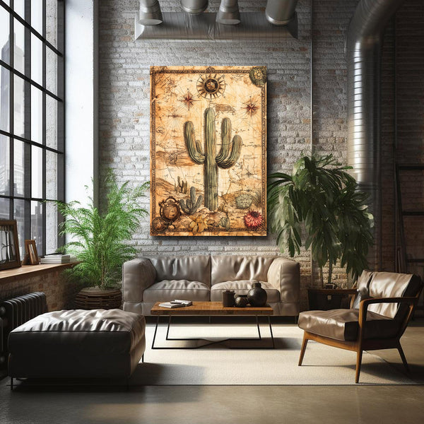 Vintage Cactus Art